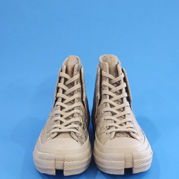 Converse x Feng Chen Wang Chuck 70 Hi 2-in-1 Concrete Gray Sneakers 171838C NWT - Picture 6 of 6